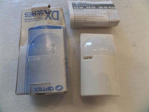 Optex DX Series DX-60 Motion Detector Passive Infrared and Microwave Combination