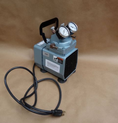 Gast Vacuum Pressure Pump, Gast DOA-P704-AA Pump Vacuum Pressure 115V Used