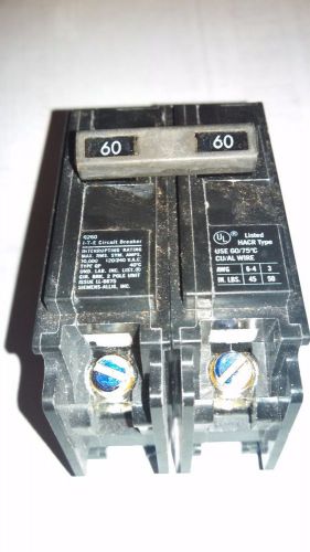 6 - Siemens ITE 60 amp double pole circuit breakers