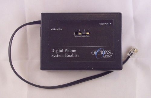 IBM Options Digital Phone System Modem Enabler Model 92G7519 4 Modes VGC