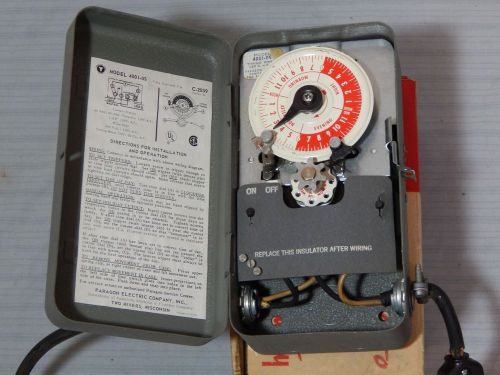 Vintage Paragon Timer Switch Control Box 120v 40amp 4001-OS