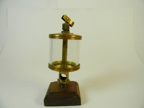 SUPERB DETROIT LUBRICATOR CO  BRASS OILER # 603 FOR HIT AND MISS ENGINE T1698