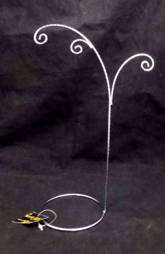 Set of 4 North Star by Premier Twisted Metal Ornament Holder Display Stands NEW!