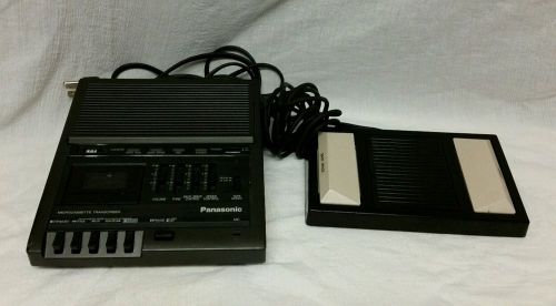 Panasonic Microcassette Transcriber Model RR-930 with Peddle Model RP-2692