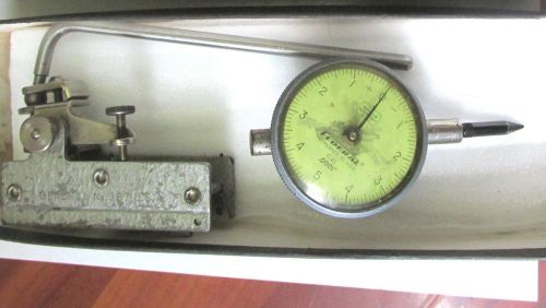 Vintage Federal C21 .0001&#034; Dial Indicator Brown &amp; Sharpe Magnetic Holder Base