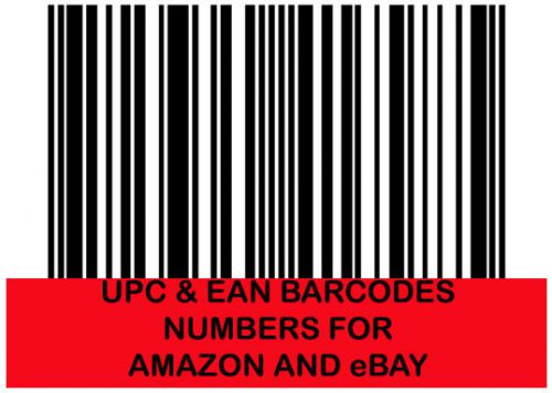 UPC And EAN Barcodes Number For Amazon &amp; eBay