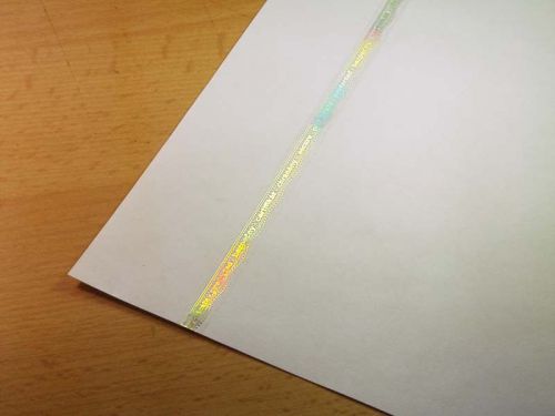 Hologram Label Certifiate Strip 5m