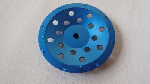 7&#034; 12-PCD Cup Wheel for epoxy, coating removal, grinding, concrete resurf 5/8-11