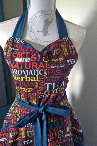 Vintage retro apron swing princess rockabilly bib pinup designer glamour austral for sale