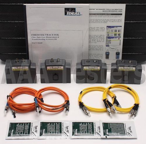 Ideal sm mm fiber optic loss adapter set for lantek 6 6a 7 7g for sale