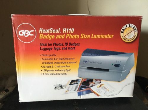 GBC HeatSeal H110 Badge and Photo Size LAMINATOR