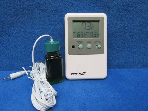 VWR Traceable Memory Monitor Refrigerator Thermometer with Alarm