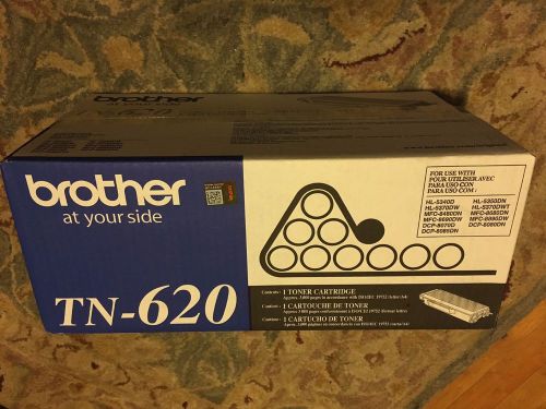 Brother Fax Toner Cartridge TN-620 New Genuine Factory Sealed Box HL-5340D