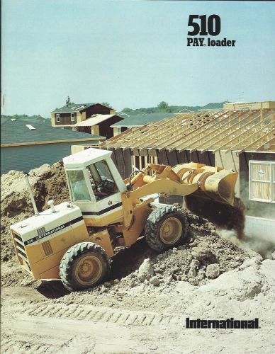 Equipment brochure - international ih - 510 - pay loader wheel - c1977 (e3069) for sale