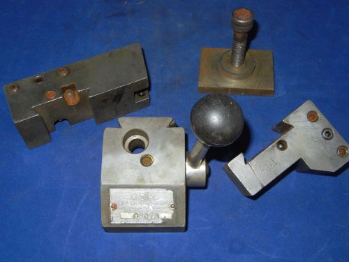 Kdk quick change lathe tool post- &#034;t&#039; nut &amp; 2 tool bit holders for sale
