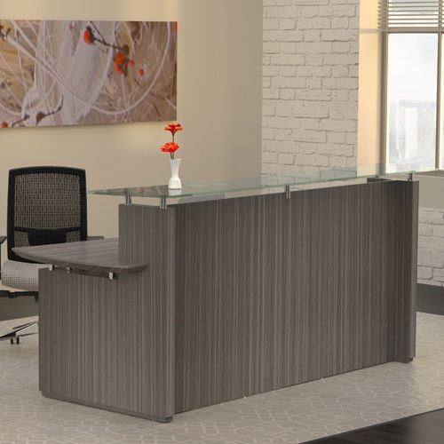 MODERN RECEPTION DESK Receptionist Station Office Room Furniture Salon Table NEW
