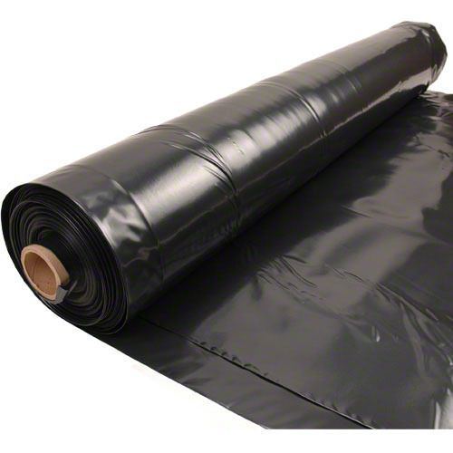 Black Plastic Sheeting 6 Mil 20&#039;x100&#039; rolls Construction Plastic