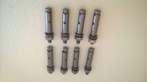 8X (QTY 8) 1/4&#034; X 2&#034; Concrete Anchors Stainless Steel: US Stock