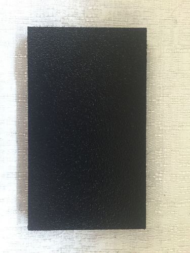 Lot of 20 HDPE High Density Polyethylene Plastic Sheet 3.5 x 6 x .5 Black