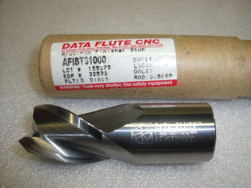 1&#034; x 1&#034; x 1-1/4&#034; x 3&#034; DATA FLUTE 3 flute AFIST 31000 Carbide End Mill