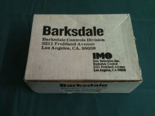 Barksdale HI-P Pressure Switch 3-85PSI .05A 125V/.03A 250V P1H-B85