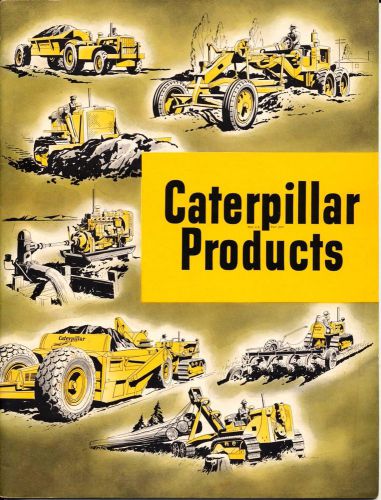 RARE COLLECTIBLE CATERPILLAR PRODUCTS TRACTOR CO.FORM 12597 DO51,IN ALMOST MINT!