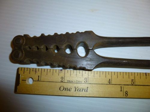 Vintage Fence Crimping Tool Steel American Made BY M.KLEIN AND SONS CHICAGO, USA