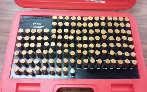 Pin Gage Set M3(+) 0.501-0.625&#034;,125 pins,+0.0002&#034; plus accuracy #726C-755-new