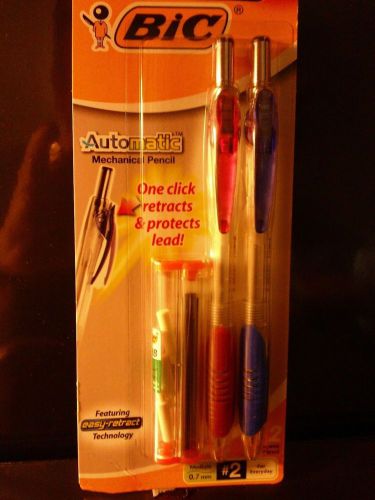 BIC Automatic Mech. Pencil,  # 2  w/Refill, 0.7mm - 42570 - 2pk, FREE Shipping