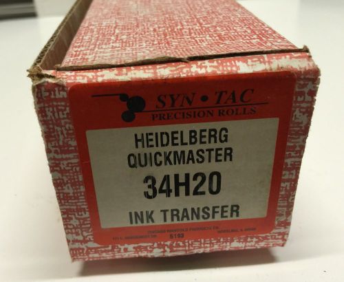 SYN-TAC PRECISION ROLLS 34H20 INK TRANSFER 18 15/16&#034; HEIDELBERG QUICKMASTER QM46