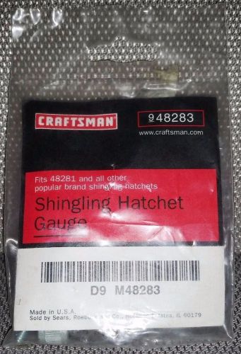New Craftsman Shingling Hatchet Gauge 948283