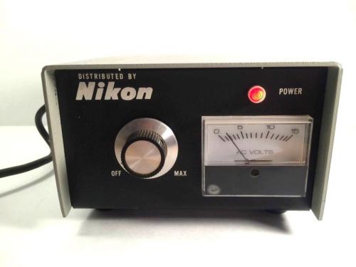 NIKON 76576 Microscope Lamp Illuminator Power Source 100W POWERS UP