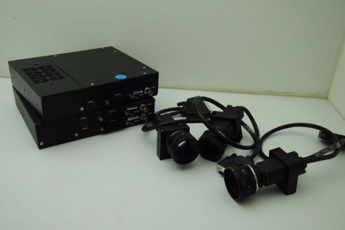 CCTV Camera w/ D.O. Industries Navitron 25mm Lens &amp; Controller - Lot of 3