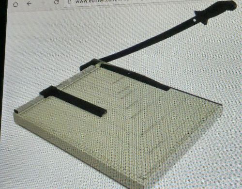Paper cutter - 21&#034; x 16&#034; inch - metal base trimmer new for sale