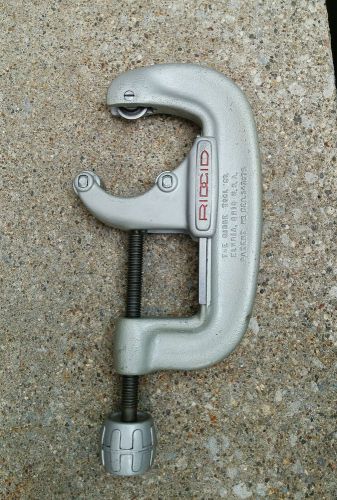 Ridgid Model No.40 Manual Action 2 to 4&#034; Pipe Tubing Cutter / LITTLE USED