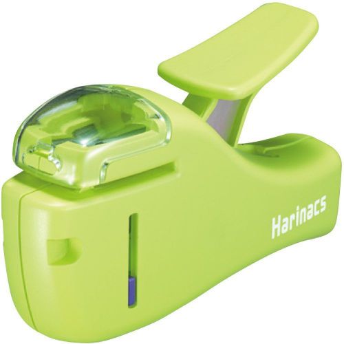 Kokuyo Harinacs Japanese Stapleless Stapler (Compact) Light Green