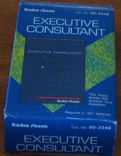 VINTAGE RADIO SHACK EXECUTIVE CONSULTANT - DESK OFFICE TOY C.1980&#039;S