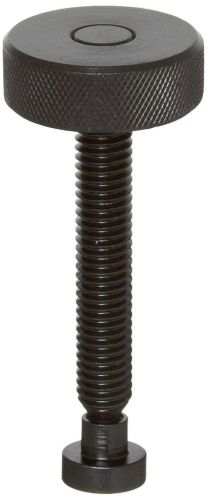 Te-co 31343l knurled knob swivel screw clamp with large pad black oxide 3/8-1... for sale