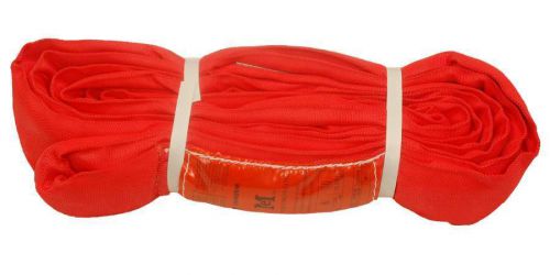 30Ft Polyester Endless Round Sling Lift Sling Red 14000LB Vertical EN150-30