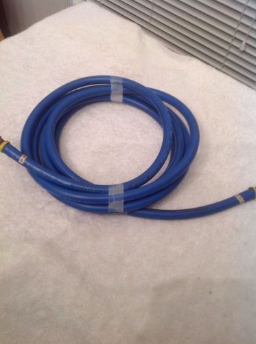 11&#039; 6&#034; Parker Push-Lok Plus 801-4 WP 1/4&#034; Hose Assy With Brass Fittings 350 PSI