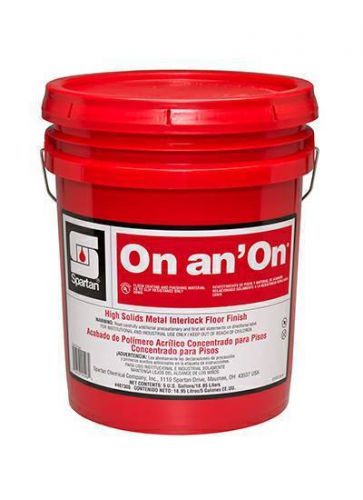 (34) 5 Gal Pails Spartan Chemical Floor Finish 407305