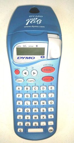 DYMO Personal Label Maker Thermal Printer LetraTag Letra Tag Blue VINTAGE USED