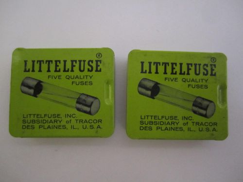 2 - BOXES of 5 Littlefuse AGC 3 Fuses - NEW - HARD TO FIND