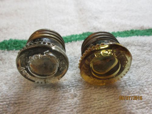 Vintage two glass edison screw-in 30a fuses - good for sale