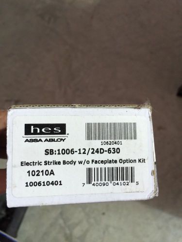 New sealed - hes 1006-12/24d-630 electric strike body - multiple units available for sale