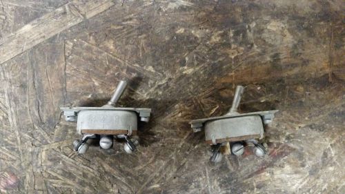 Lot of 2 vintage 3 Pole 3 Position Toggle Switches