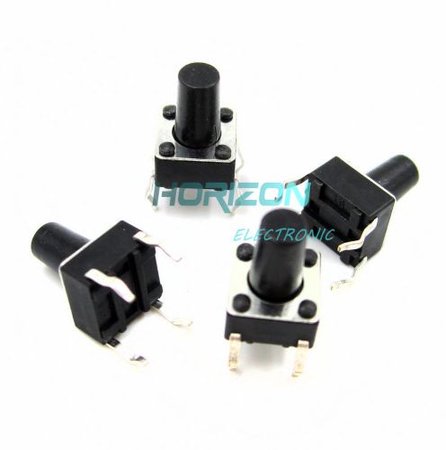 100pcs new 6 * 6 * 9.5 mm micro switch push button j7 for sale
