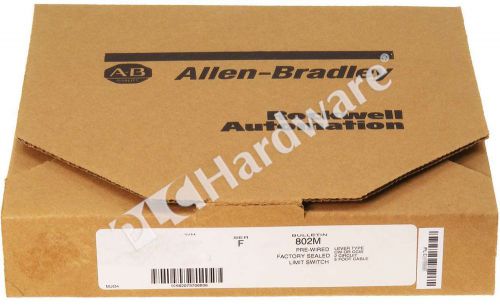 New Allen Bradley 802M-AY5 /F Limit Switch Lever Type Spring Return 5ft Cable Qt