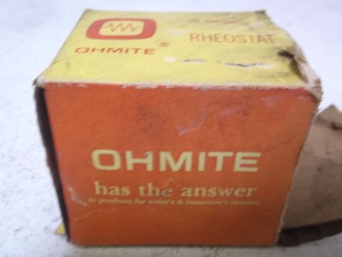 OHMITE 0309 POTENTIOMETER 1 OHM *NEW IN A BOX*