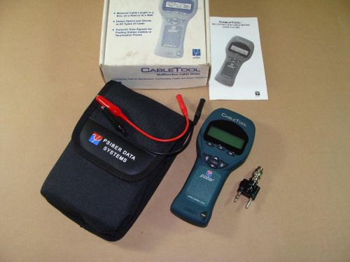 PSIBER CABLE TOOL CT-50 MULTI FUNCTION METER MEASURE WIRES DETECT SHORTS &amp; OPENS